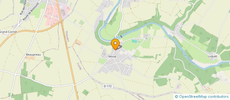 localisation de l'entreprise ETNA  THOUARS