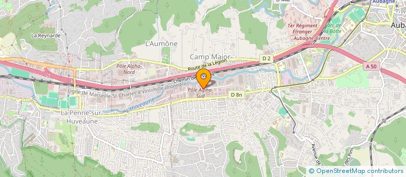 localisation de l'entreprise ETNA à AUBAGNE