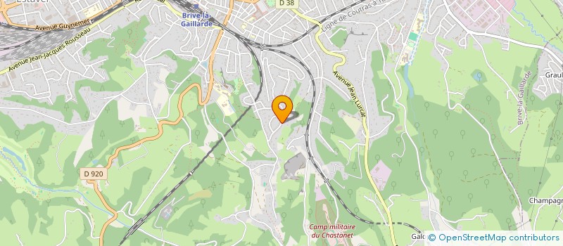 localisation de l'entreprise ETNA BTP à BRIVE-LA-GAILLARDE