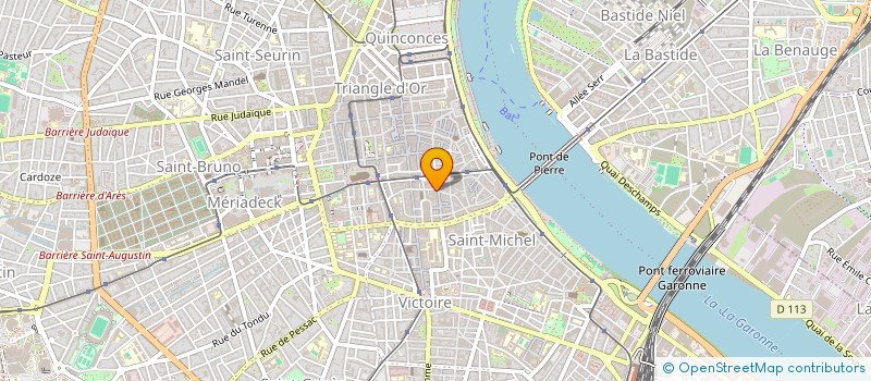 localisation de l'entreprise ETNI SAS à BORDEAUX
