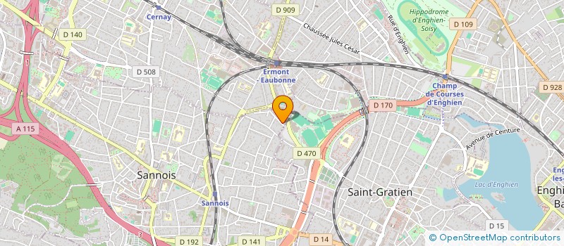 localisation de l'entreprise ETNORODA  SANNOIS