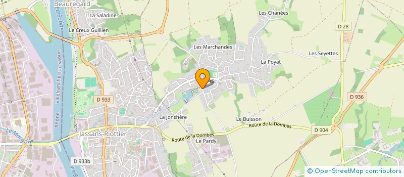 localisation de l'entreprise ETNYDANCE à FRANS