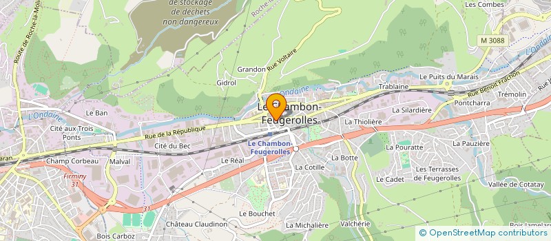 localisation de l'entreprise ETO à LE CHAMBON-FEUGEROLLES