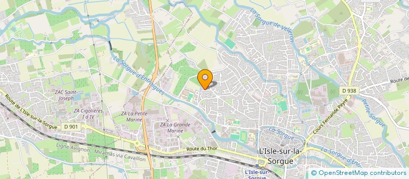 localisation de l'entreprise ETO  L'ISLE-SUR-LA-SORGUE