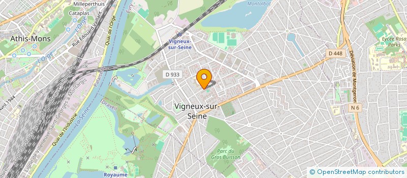 localisation de l'entreprise ETO-NDEM ESPERANCIA à VIGNEUX-SUR-SEINE
