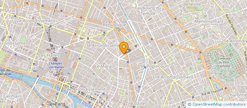 localisation de l'entreprise ETOILE 14  PARIS