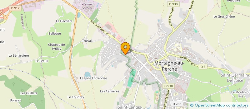 localisation de l'entreprise ETOILE 18 à MORTAGNE-AU-PERCHE