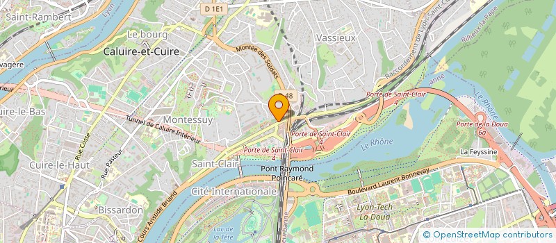 localisation de l'entreprise ETOILE 2..2  CALUIRE-ET-CUIRE