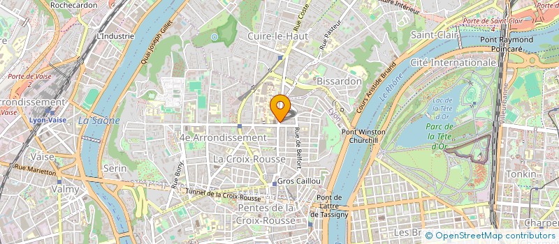 localisation de l'entreprise ETOILE 2  LYON