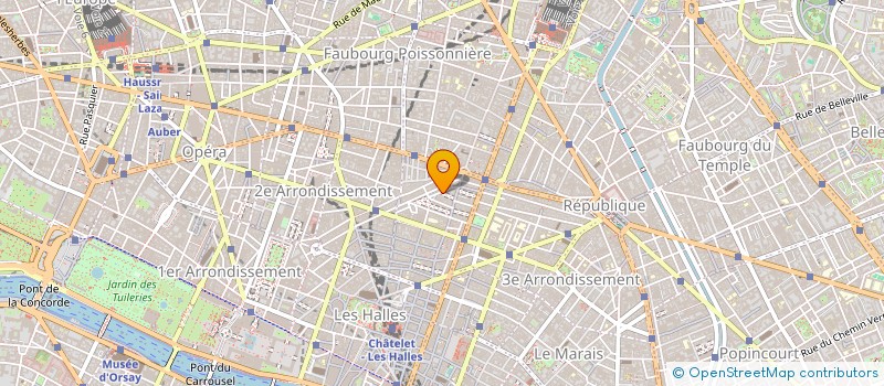 localisation de l'entreprise ETOILE 2001 à PARIS