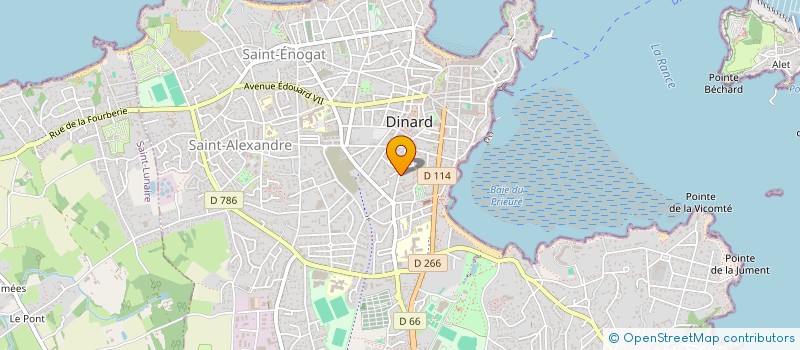 localisation de l'entreprise ETOILE à DINARD