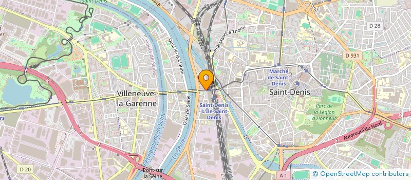 localisation de l'entreprise ETOILE à SAINT-DENIS