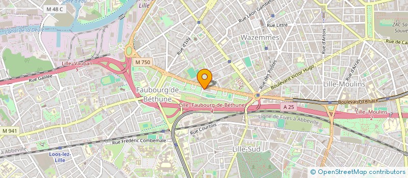 localisation de l'entreprise ETOILE à LILLE