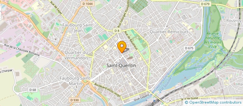 localisation de l'entreprise ETOILE à SAINT-QUENTIN