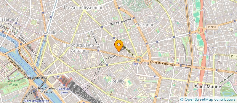 localisation de l'entreprise ETOILE  PARIS