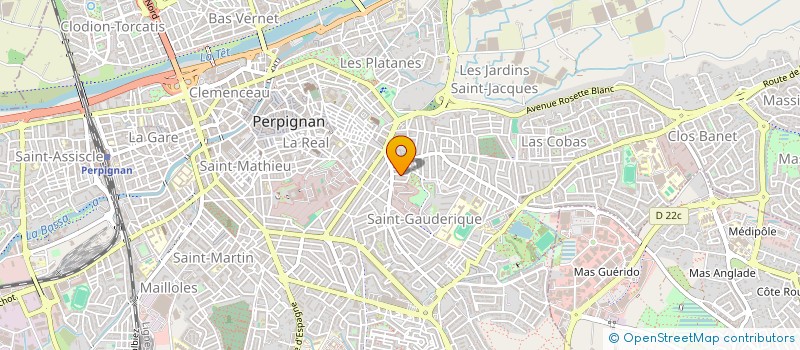 localisation de l'entreprise ETOILE  PERPIGNAN