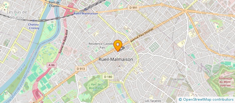 localisation de l'entreprise ETOILE 7 à RUEIL-MALMAISON