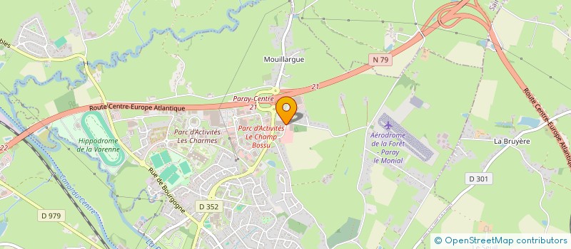 localisation de l'entreprise ETOILE 71 à PARAY-LE-MONIAL