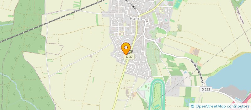 localisation de l'entreprise ETOILE 73  HRDT