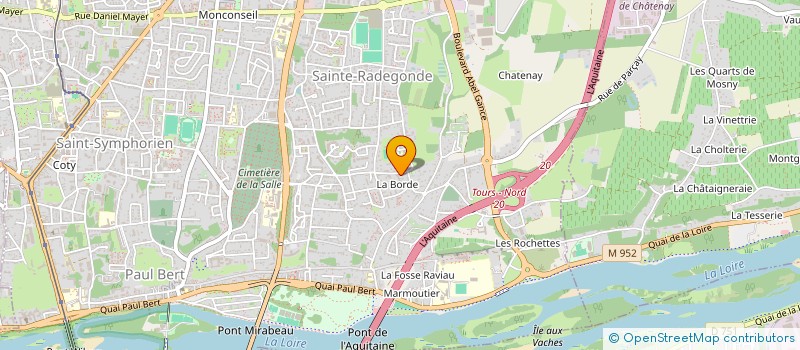 localisation de l'entreprise ETOILE  TOURS