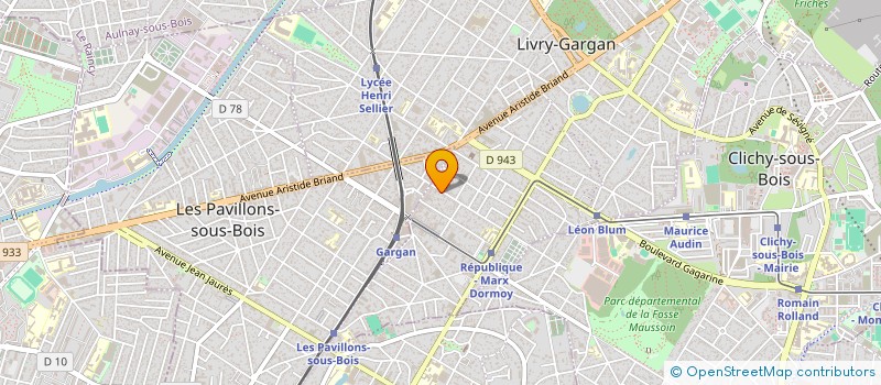 localisation de l'entreprise ETOILE à LIVRY-GARGAN