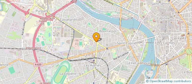 localisation de l'entreprise ETOILE à TOULOUSE