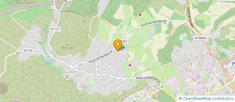 localisation de l'entreprise ETOILE  GRABELS