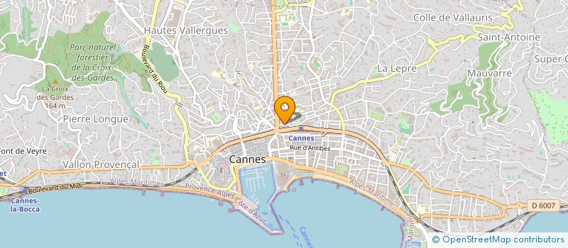 localisation de l'entreprise ETOILE à CANNES