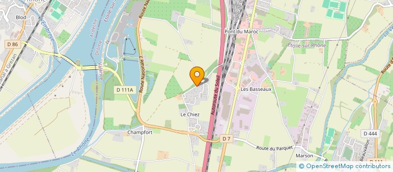 localisation de l'entreprise ETOILE ACTY  MONTOISON