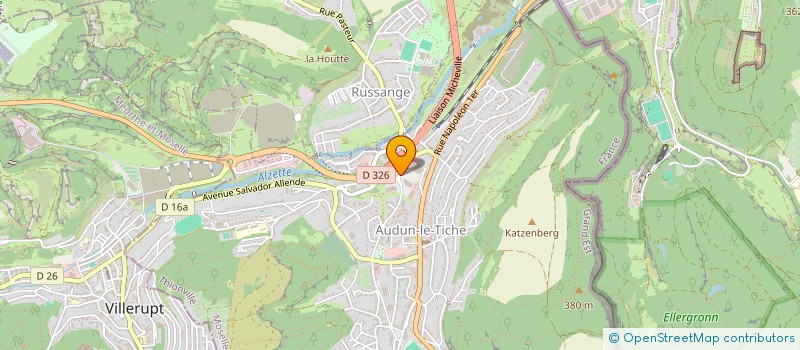 localisation de l'entreprise ETOILE ALZETTE  AUDUN-LE-TICHE