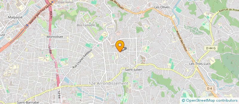 localisation de l'entreprise ETOILE AMARRYLIS MLLE à MARSEILLE