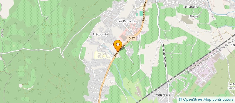 localisation de l'entreprise ETOILE AQUATIQUE  LE LUC