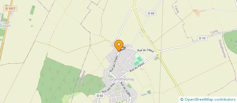 localisation de l'entreprise ETOILE AU GRAND LARGE  GRANDFRESNOY