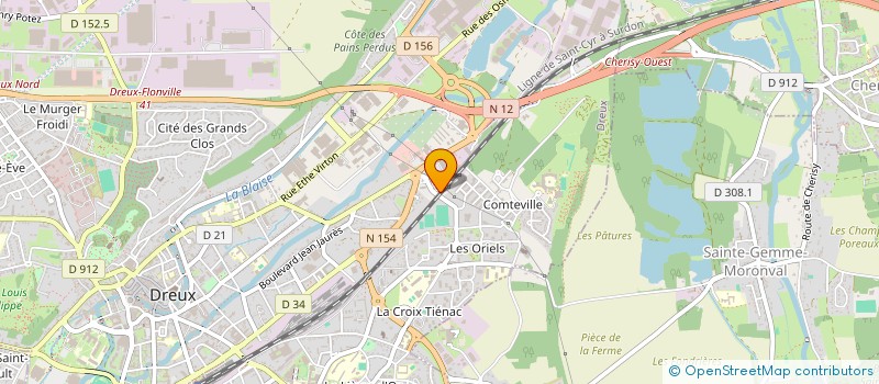 localisation de l'entreprise ETOILE AUTO 28 à DREUX
