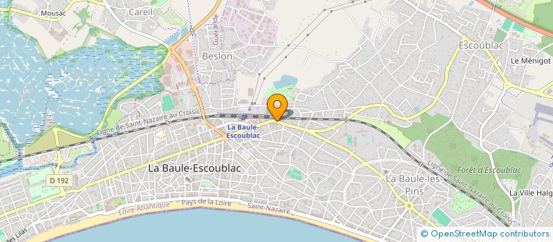 localisation de l'entreprise ETOILE AUTO 44 à LA BAULE-ESCOUBLAC