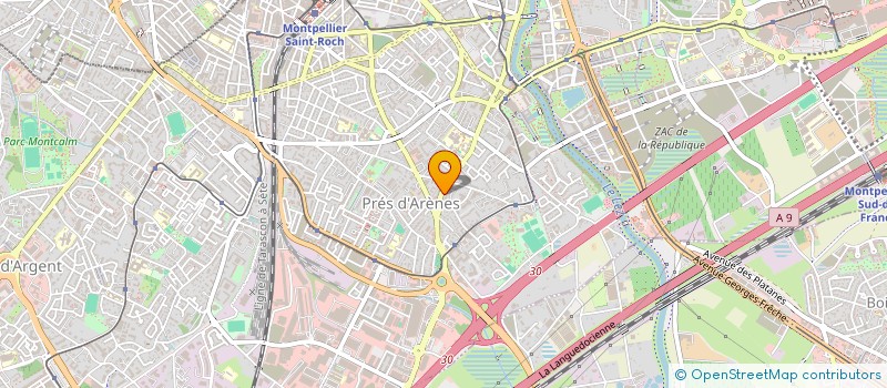 localisation de l'entreprise ETOILE AUTOMOBILE 34 à MONTPELLIER
