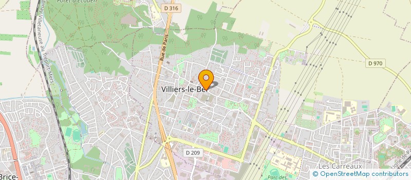 localisation de l'entreprise ETOILE B à VILLIERS-LE-BEL