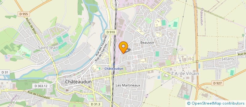localisation de l'entreprise ETOILE BATIMENT à CHATEAUDUN