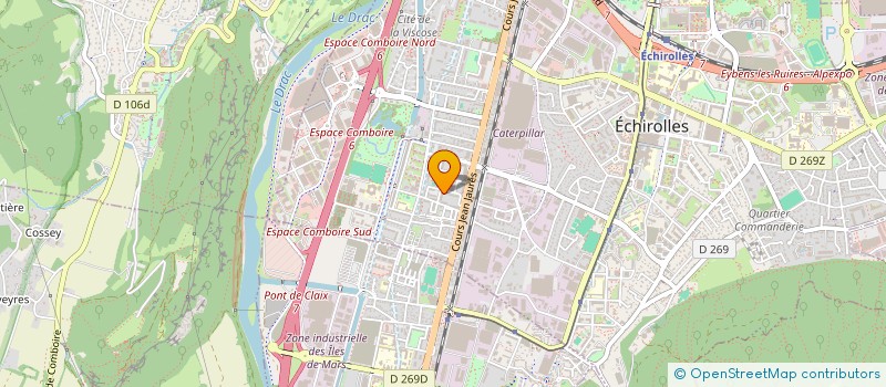 localisation de l'entreprise ETOILE BATIMENT à ECHIROLLES