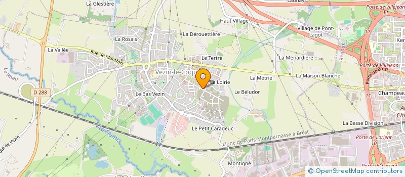 localisation de l'entreprise ETOILE BATIMENT à VEZIN-LE-COQUET