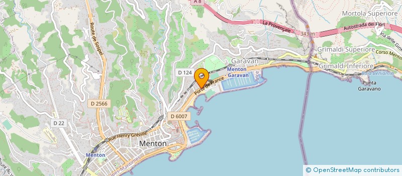 localisation de l'entreprise ETOILE BIOCHIMIE à MENTON