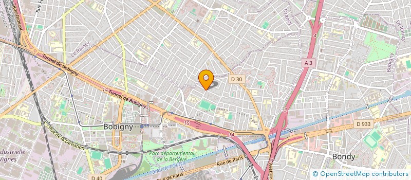 localisation de l'entreprise ETOILE BLANCHE  BOBIGNY