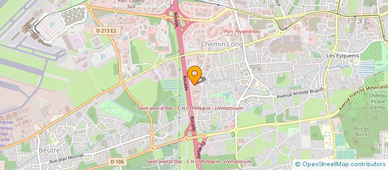 localisation de l'entreprise ETOILE BLEUE à MERIGNAC