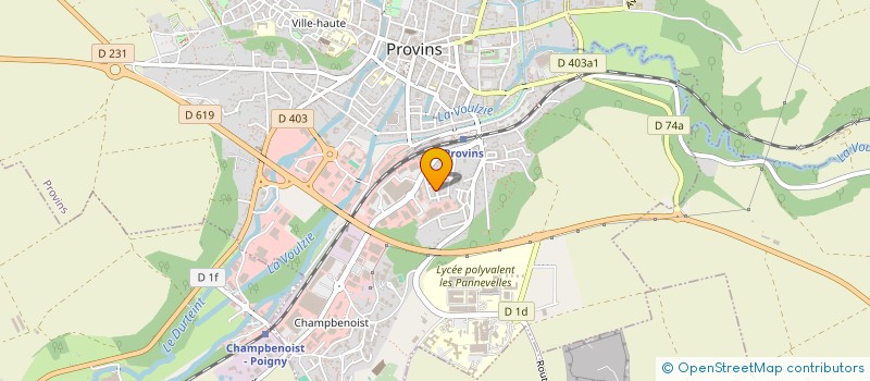 localisation de l'entreprise ETOILE BLEUE MOBILITE à PROVINS