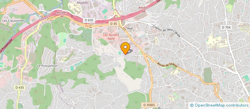 localisation de l'entreprise ETOILE BOULISTE DE LA CROIX ROUGE à ANTIBES