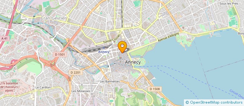 localisation de l'entreprise ETOILE CARNOT  ANNECY