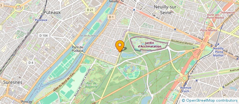 localisation de l'entreprise ETOILE CHARCOT  NEUILLY-SUR-SEINE