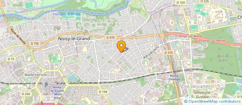 localisation de l'entreprise ETOILE CHAUFFEURS à NOISY-LE-GRAND