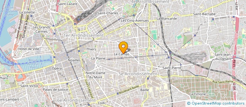 localisation de l'entreprise ETOILE COIFFURE à MARSEILLE