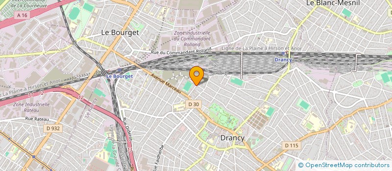 localisation de l'entreprise ETOILE COURSES à DRANCY
